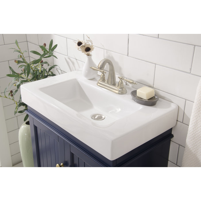 Highland Dunes Gruber 24'' Freestanding Single Bathroom Vanity with